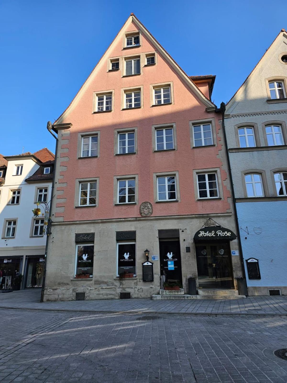 Hotel Goldene Rose Weißenburg in Bayern Eksteriør bilde
